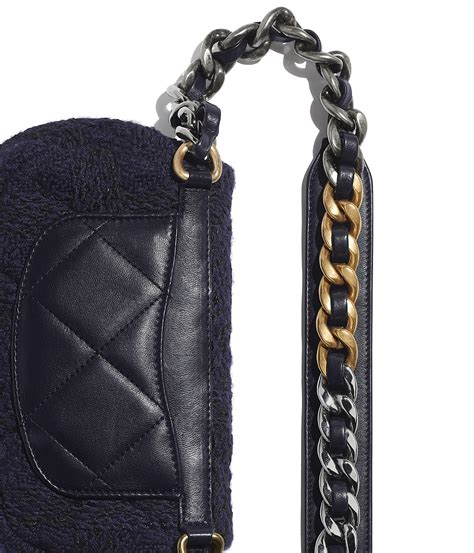 chanel blue waist bag|chanel waist bag with pouch.